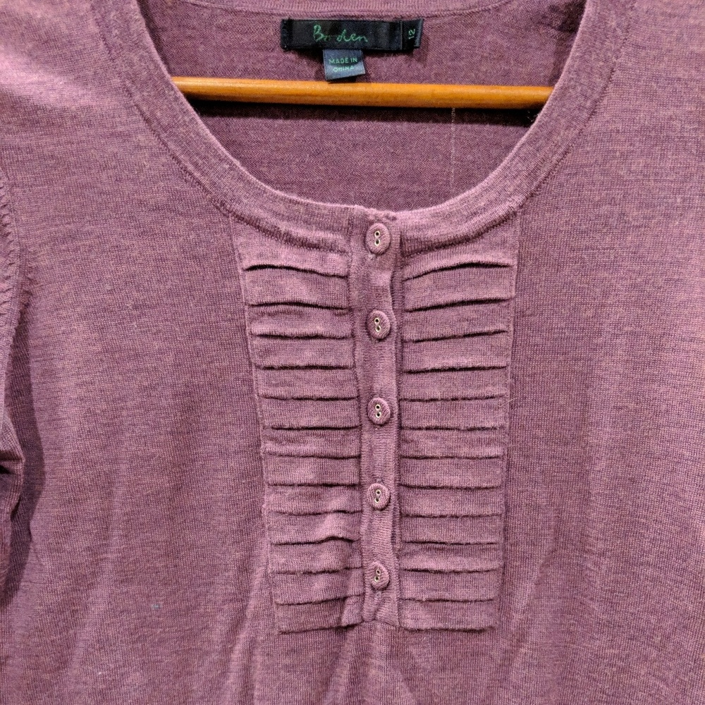 Boden size 12 women's sweater. - Picture 2 of 3
